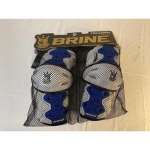 NEW OLD STOCK Brine Triumph 2 ROYAL BLUE / WHITE  Lacrosse Arm Guard Medium